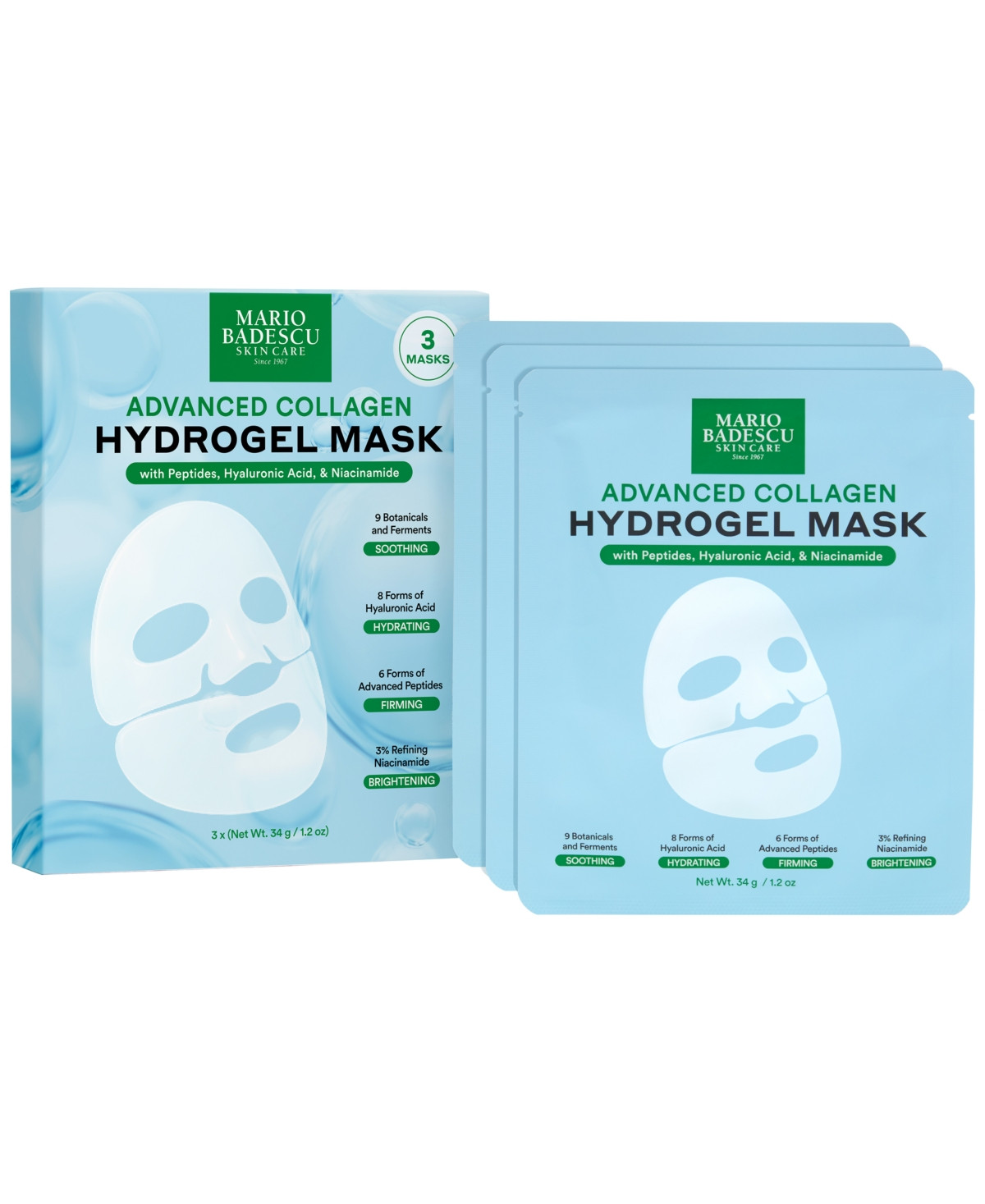 Mario Badescu 3-Pack Advanced Collagen Face Mask | Macy's