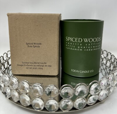 Soy Blend Scented Candle Spiced Woods~ DEHV Candle Company  | eBay | eBay US