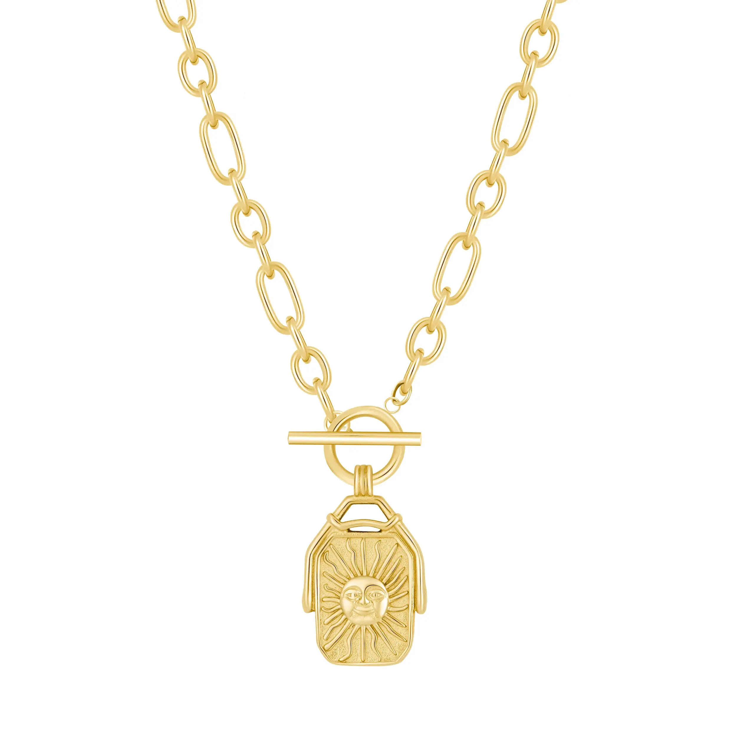 Sunrise TBar Necklace | Bohomoon UK