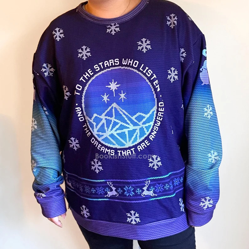 ACOTAR Night Court Ugly Sweater Sweatshirt, Thorns and Roses, SJM Gifts, to the Stars Who Listen ... | Etsy (US)