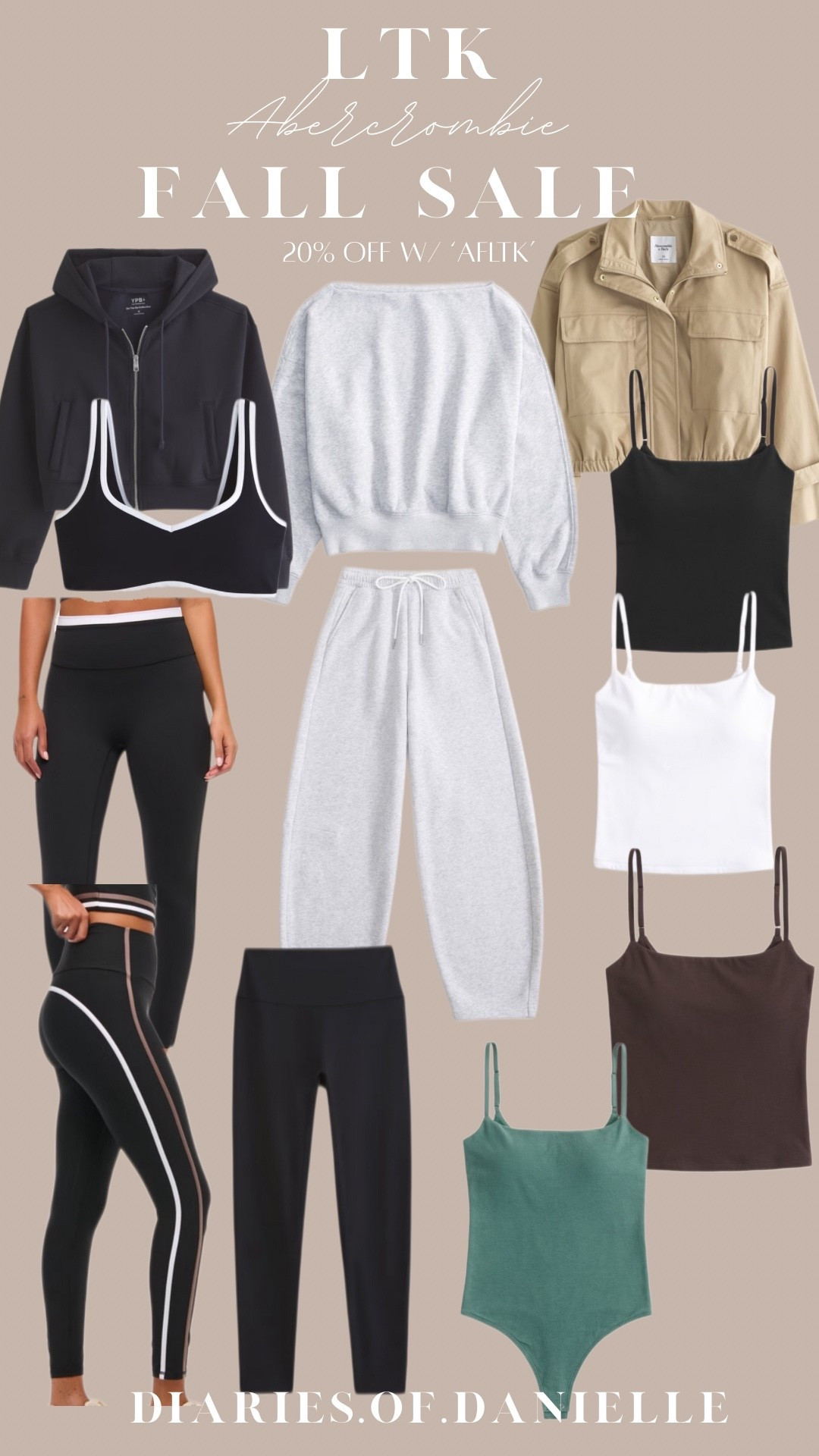 🍁🍂 LTK FALL SALE 🍂🍁 Code AFLTK
Last day to get 20% off! I either just ordered these during the sale or have recently ordered everything linked here. I love the YPB line and this sweatsuit is so good 👌 I wear the bra less tanks all the time and I’m so excited to wear the utility jacket once the temps cool down. 

Abercrombie, women’s comfy outfits, women’s casual outfits, Pilates outfit, workout outfit, sweatsuit, school drop off

#LTKStyleTip #LTKSaleAlert #LTKFallSale