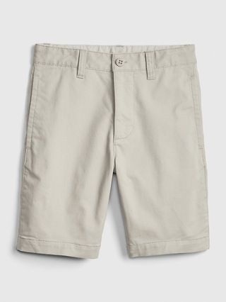 Kids Uniform Khaki Shorts with Gap Shield | Gap (US)