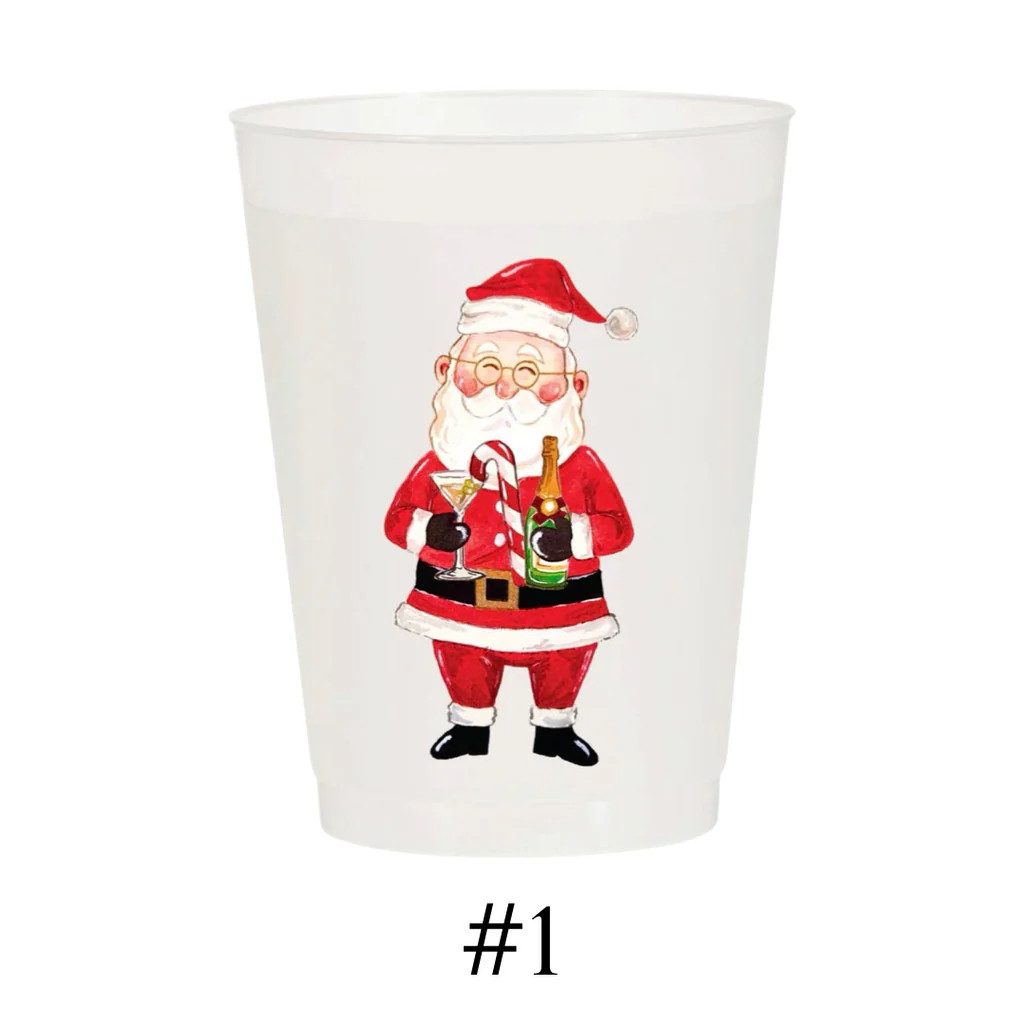 Reusable Frosted Holiday Cups | James Ascher
