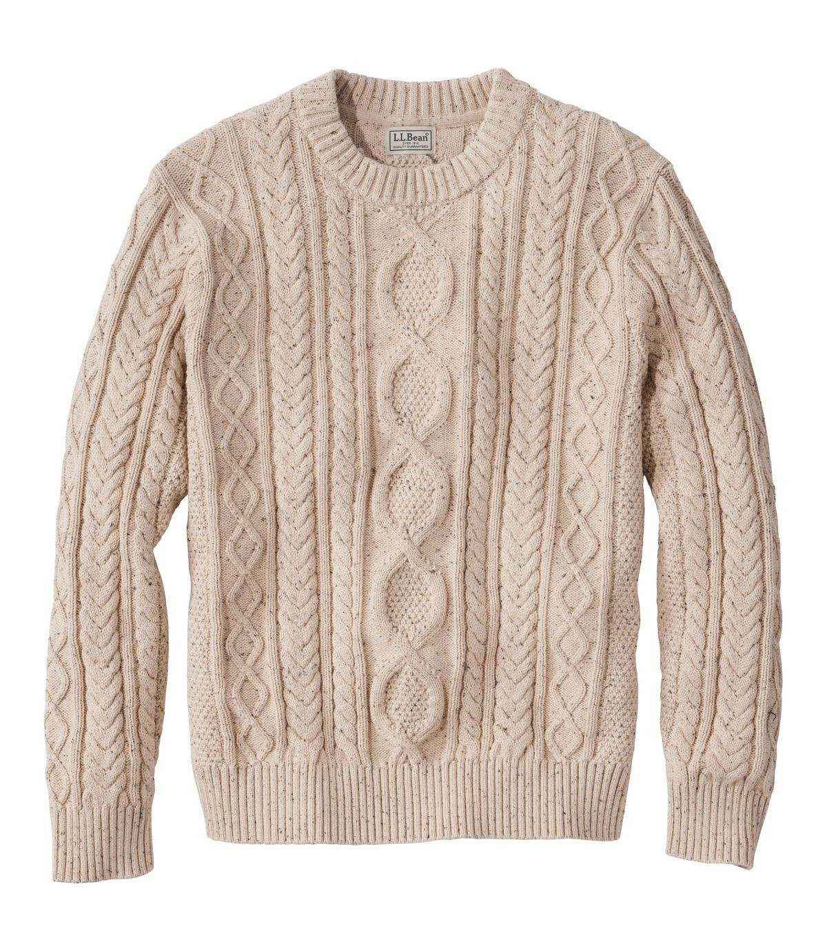 Men's Bean's Heritage Soft Cotton Fisherman Sweater, Crewneck | L.L. Bean