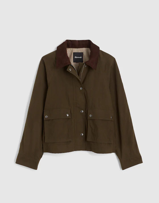 Waxed Zip-Front Jacket | Madewell