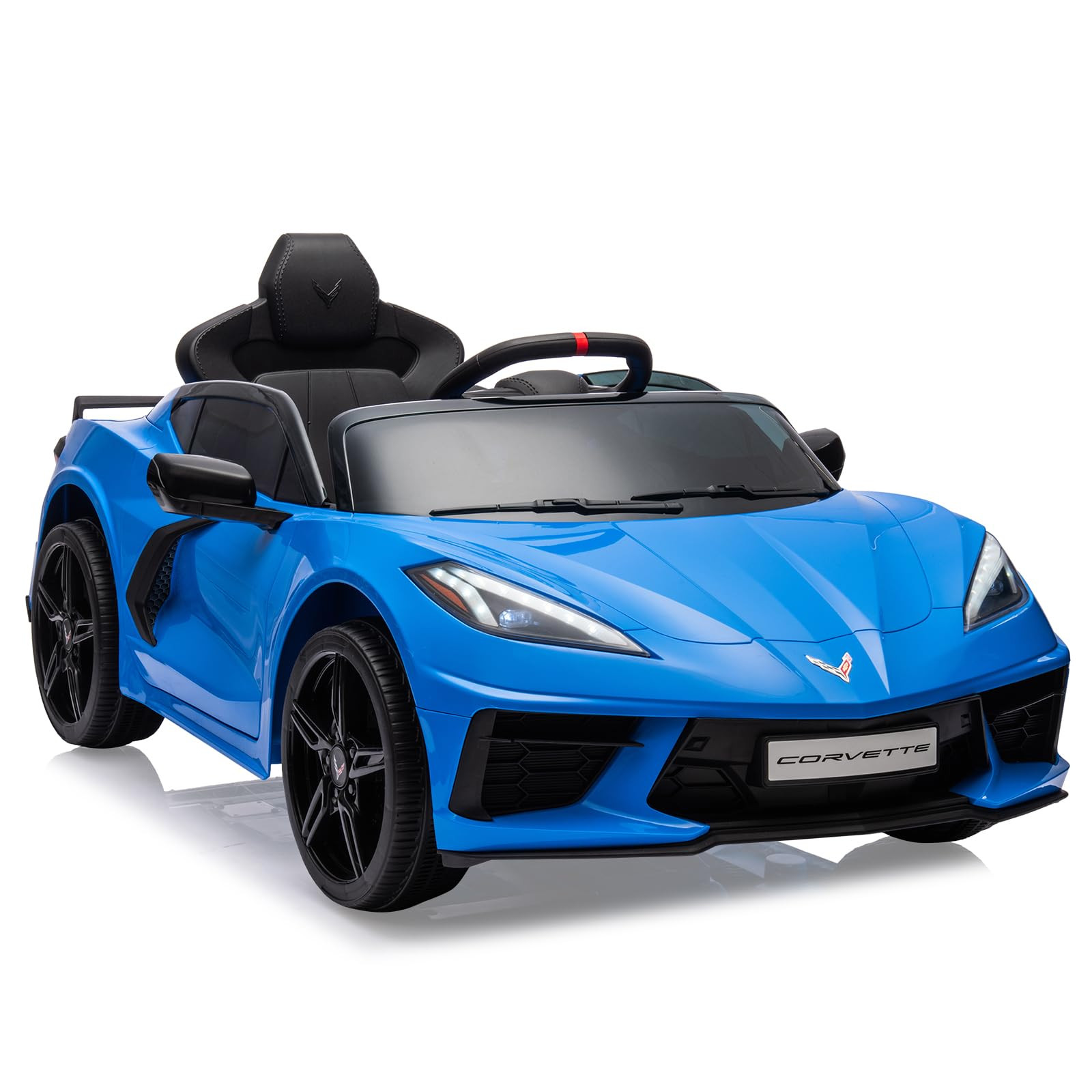 12V Kids Ride on Car Licensed Corvette Battery Powered Car Toddlers Electric Sports Car Toy with ... | Amazon (US)