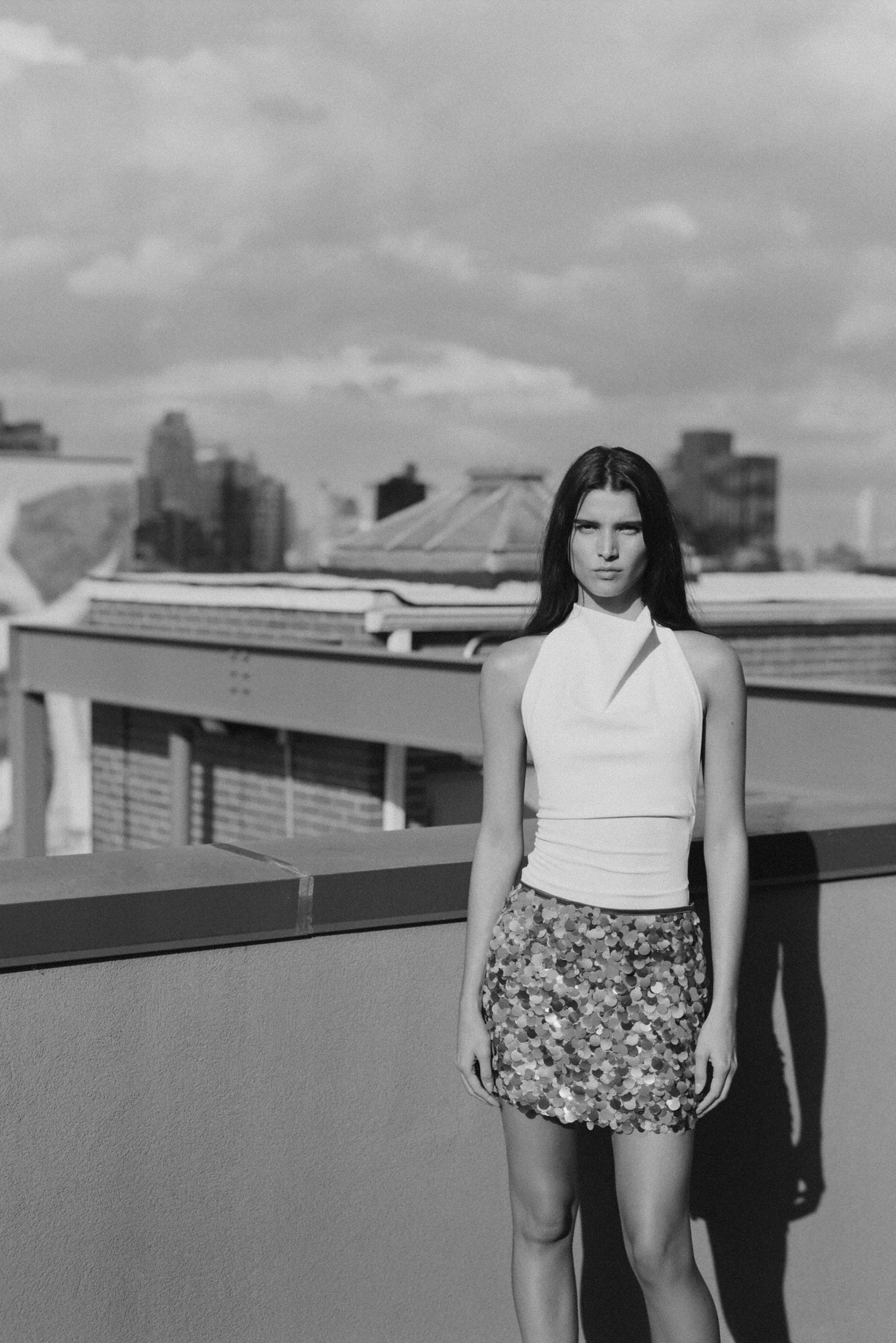 SEQUIN MINI SKIRT | Zara US