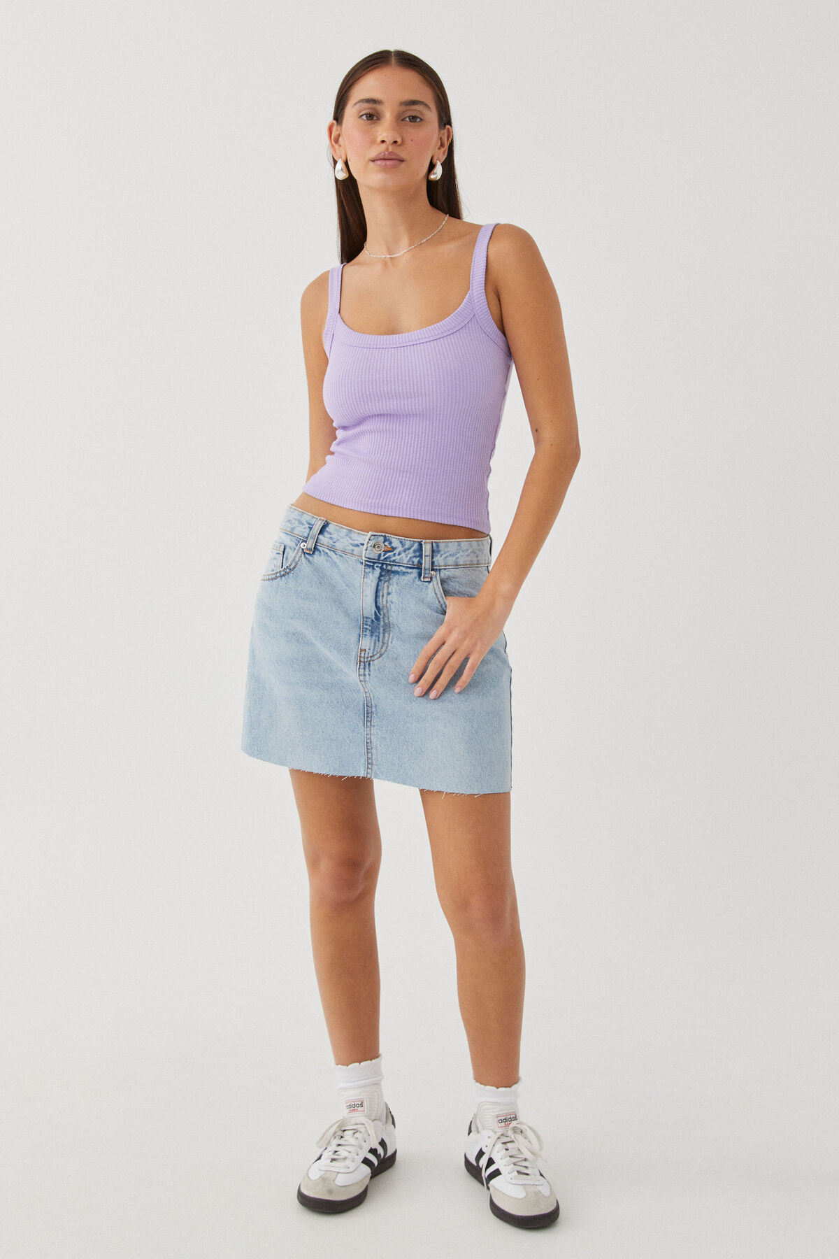 Cali Denim Mini Skirt | Supre (AU & NZ)