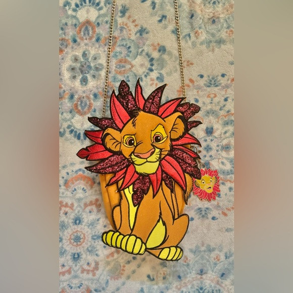 Danielle Nicole Disney The Lion King Simba Die Cut Crossbodyw/TradingPinKeychain | Poshmark
