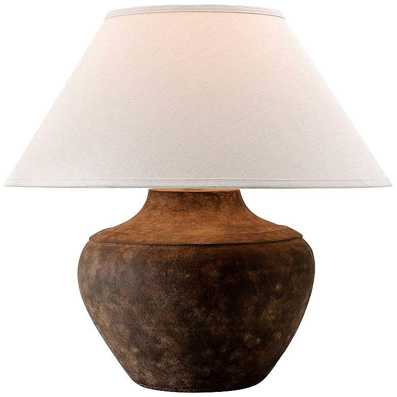 Troy Lighting Calabria 20 1/2" High Sienna Ceramic Accent Table Lamp - #66M05 | Lamps Plus | Lamps Plus