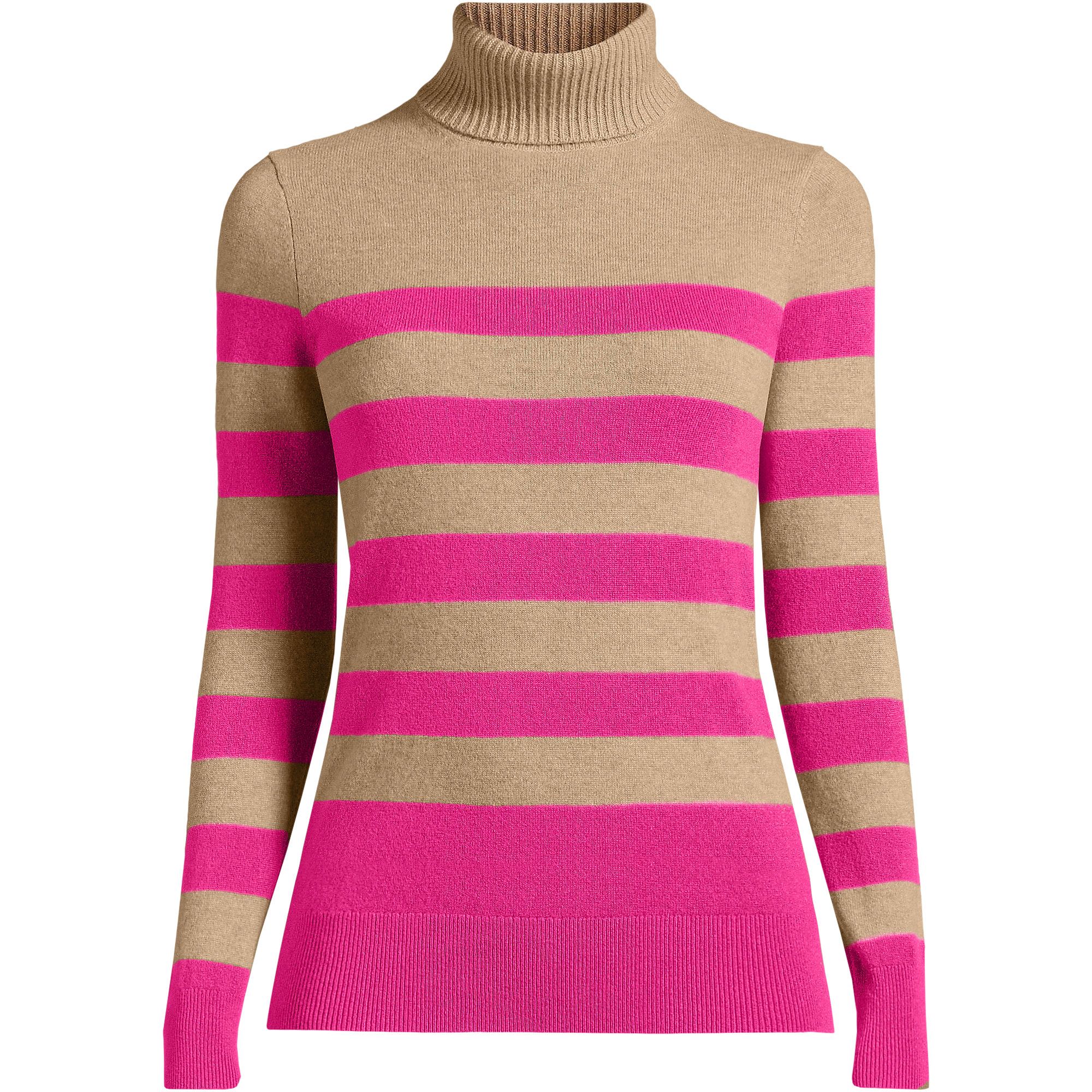 Women's Plus Size Cashmere Turtleneck Sweater | Lands' End (US)