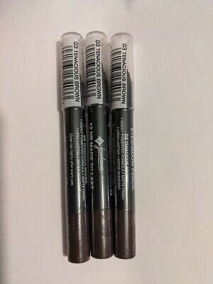 Jordana 12Hr Made To Last Eyeshadow Pencil 03 Tenacious Brown ,lot of 3 | eBay US