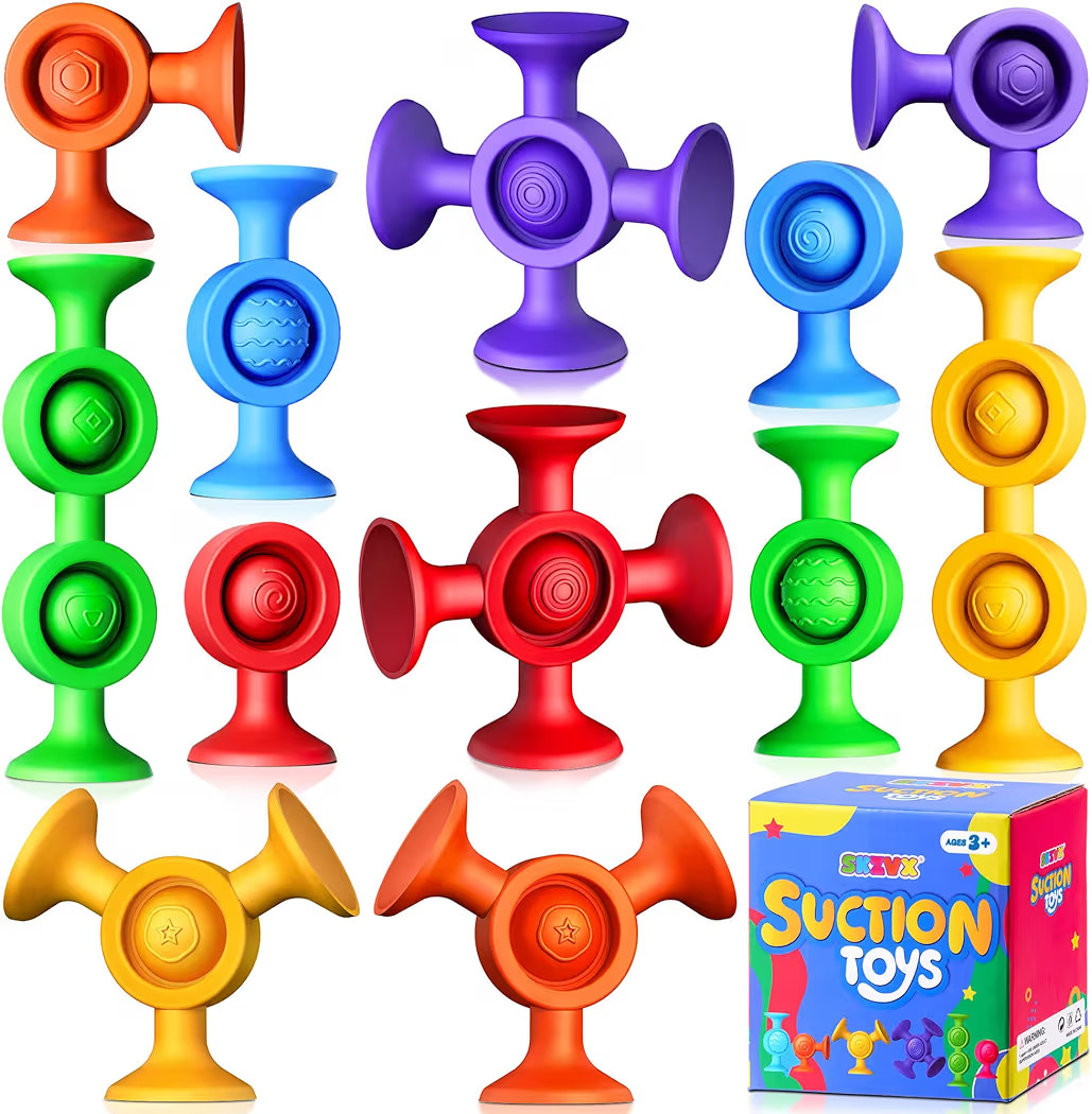 Baby Bath Toys Suction Toy - Toddler Bath Toys for Kids Ages 3+ Suction Cup Toys Sensory Fidget T... | Amazon (US)