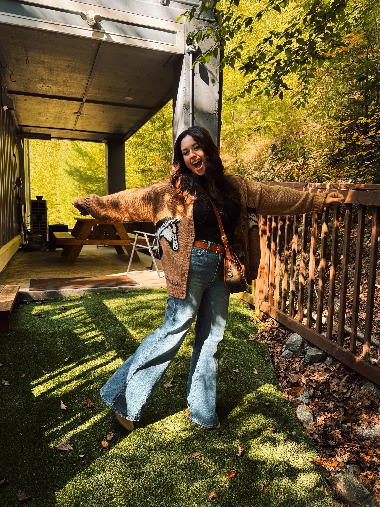 Anthro sweater dupe look for less.. western fall outfit. 

#LTKSeasonal #LTKOver40 #LTKPetite