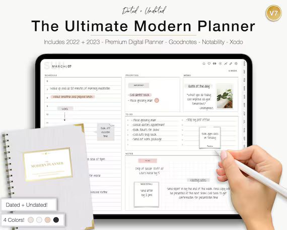 Digital Planner Goodnotes Planner Ipad Planner Notability | Etsy | Etsy (US)