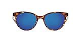 Costa Del Mar Women's Isla Round Sunglasses, Shiny Tortoise/Blue Mirrored Polarized 580G, 54 mm | Amazon (US)