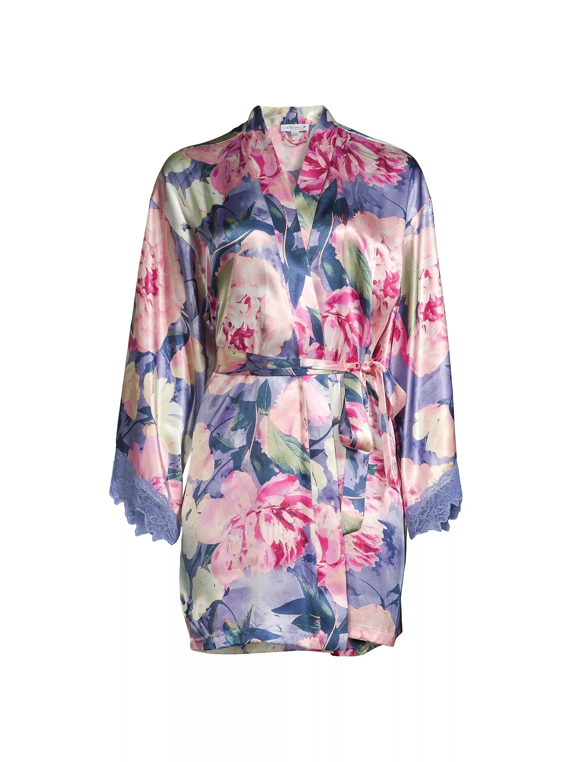 Claudia Belted Floral Robe | Saks Fifth Avenue