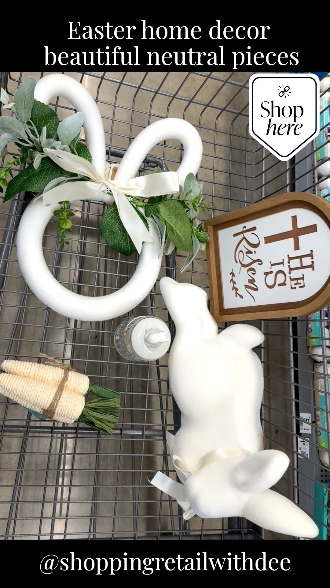 Easter neutral home finds 🐣 Easter styling with the prettiest neutral home decor 🤍 Think soft textures, timeless pieces, and that effortless luxury look for your entryway table or dining space. These finds bring a refined spring touch while keeping your home feeling calm, clean, and beautifully styled for the season. #NeutralEasterDecor #LTKeaster #ElegantHomeStyle #HighEndHomeDecor #SpringHomeRefresh #ltkspring #EntrywayStyling #TabletopDecor #RefinedHome

#LTKSeasonal #LTKHome