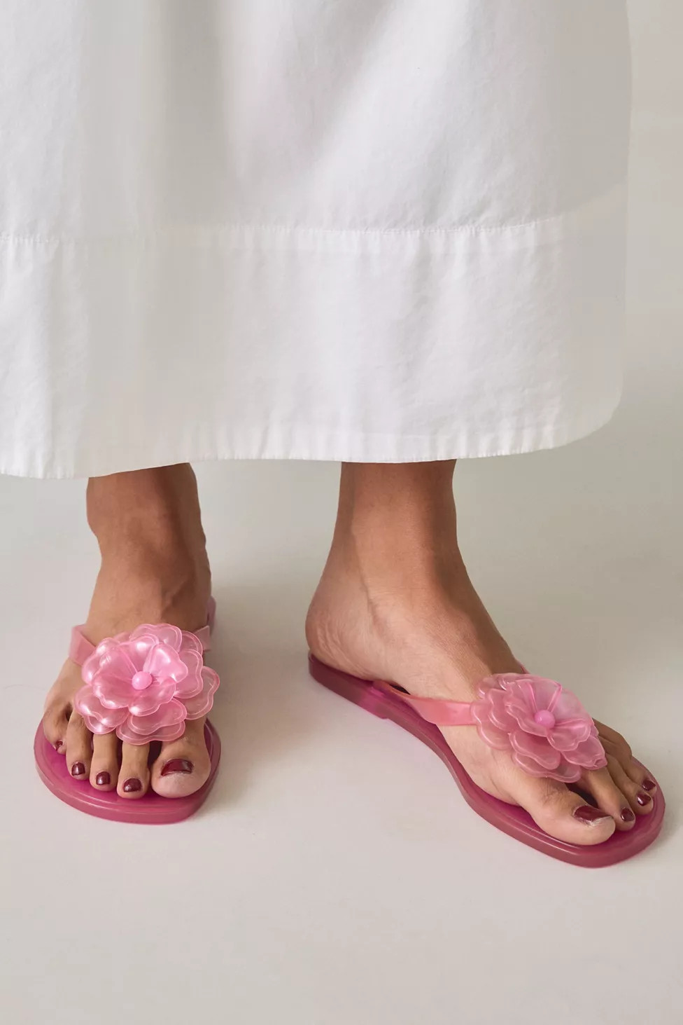 Brizza Arezzo Flower Jelly Sandals | Urban Outfitters (US and RoW)