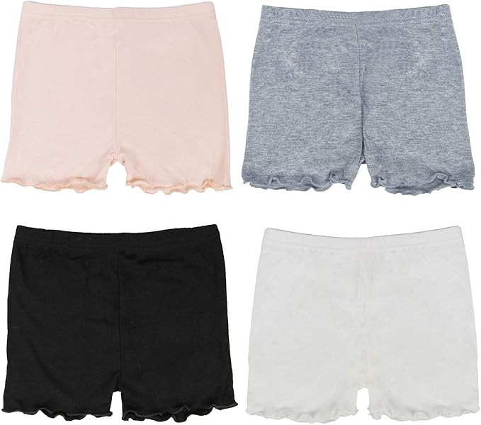 Girls Shorts Under Dress Dance Bike Shorts for Playground Gym Sports, NOT Transparent | Amazon (US)