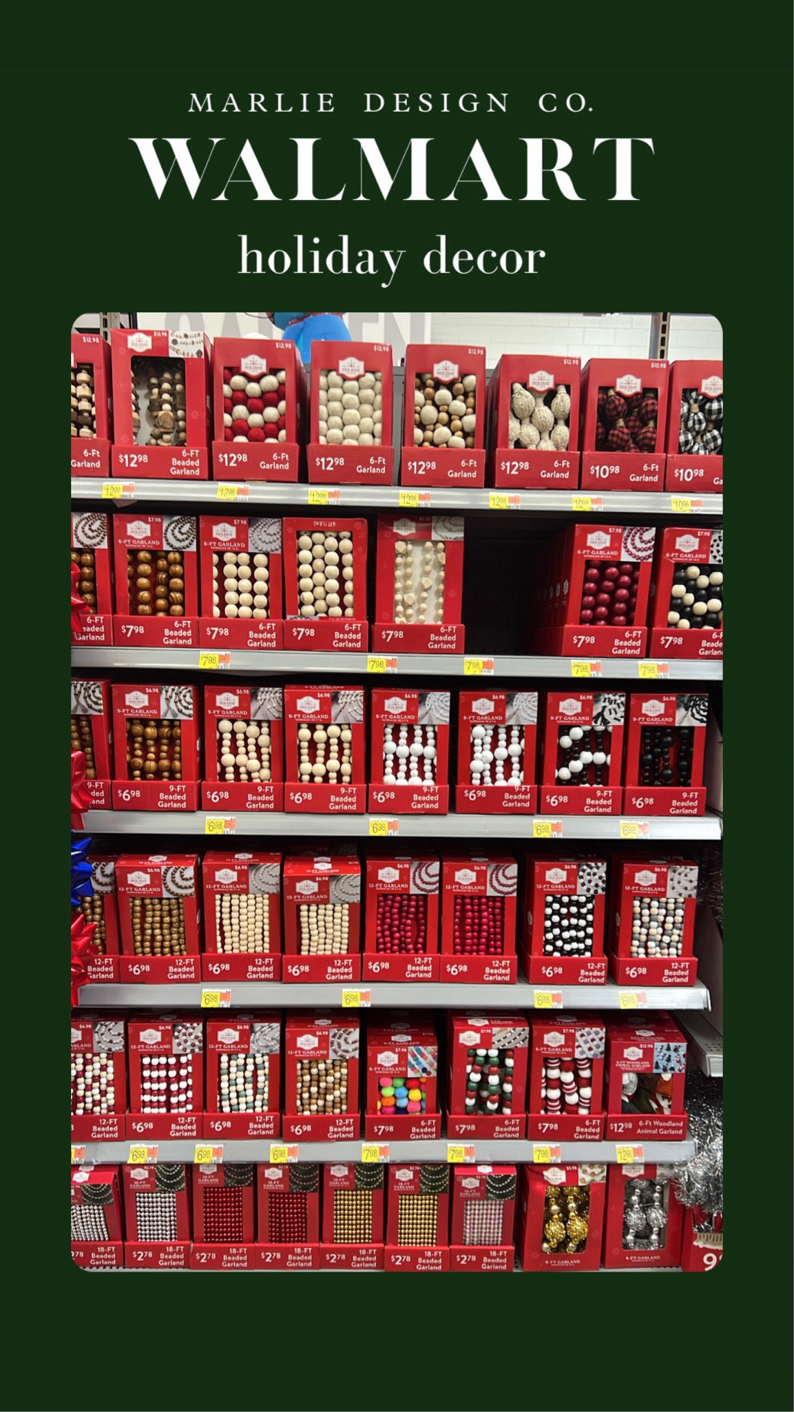 Walmart Holiday Decor | Walmart Christmas decor | Christmas decor | holiday decor | Christmas tree decor | neutral Christmas decor | colorful Christmas decor | bead garland | wood bead tree garland | Walmart | Walmart finds 

#LTKSeasonal #LTKhome #LTKHoliday