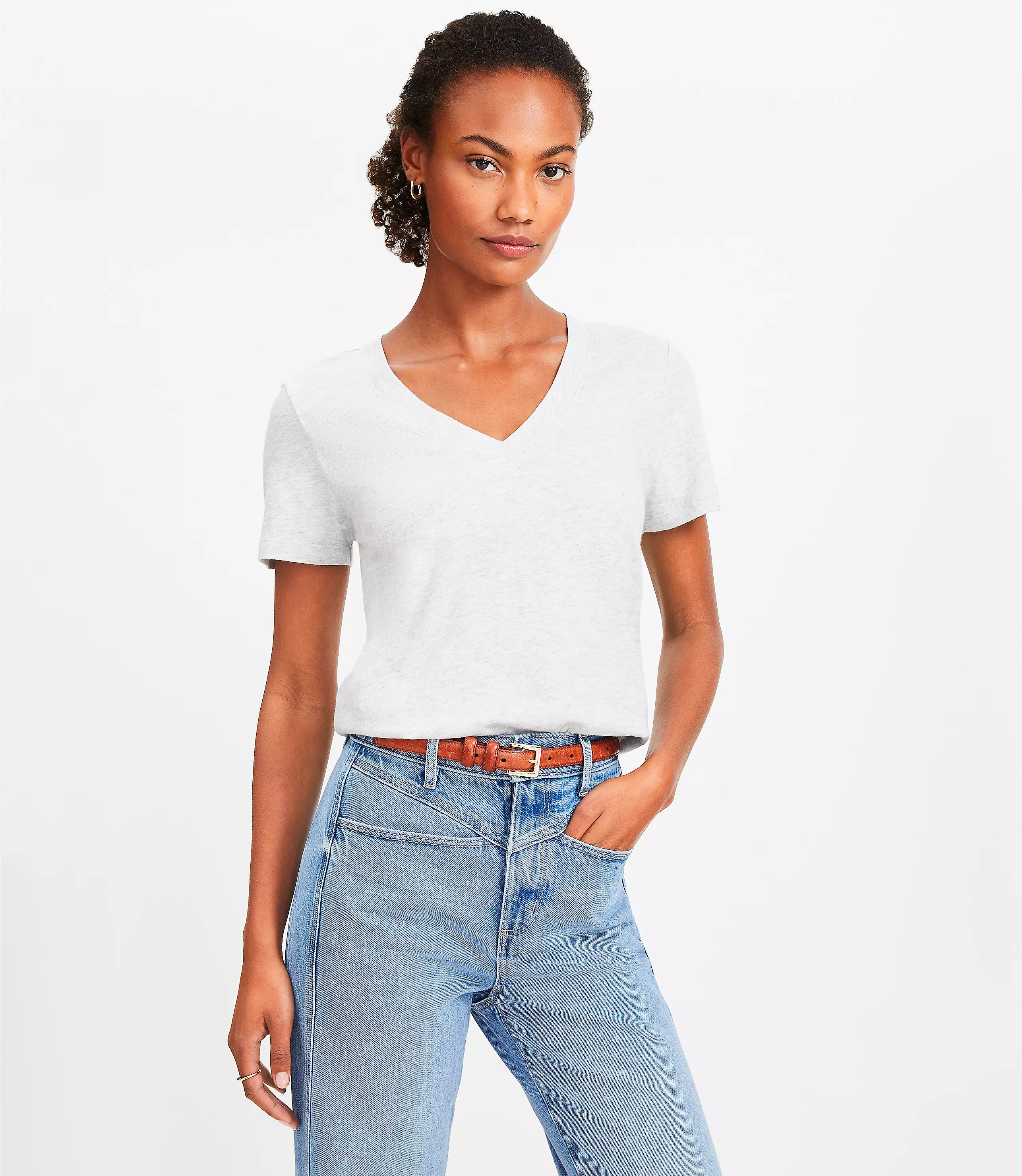 Everyday V-Neck Tee | LOFT