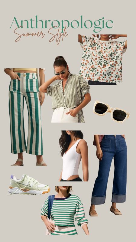 Anthro picks for summer. Loving stripes and bold green tones. They’re fun and a little preppy! The perfect summer vibe!

#LTKStyleTip #LTKBeauty