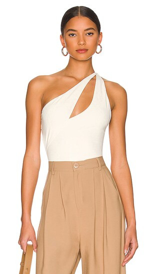 Page Bodysuit in Ivory | Revolve Clothing (Global)