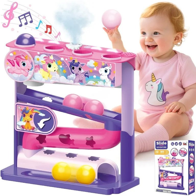 UQN Juguetes de Gota de Bolas para Niños de 1 Año, Torre de Bolas de Juguetes Apilables para Ni... | Walmart (US)