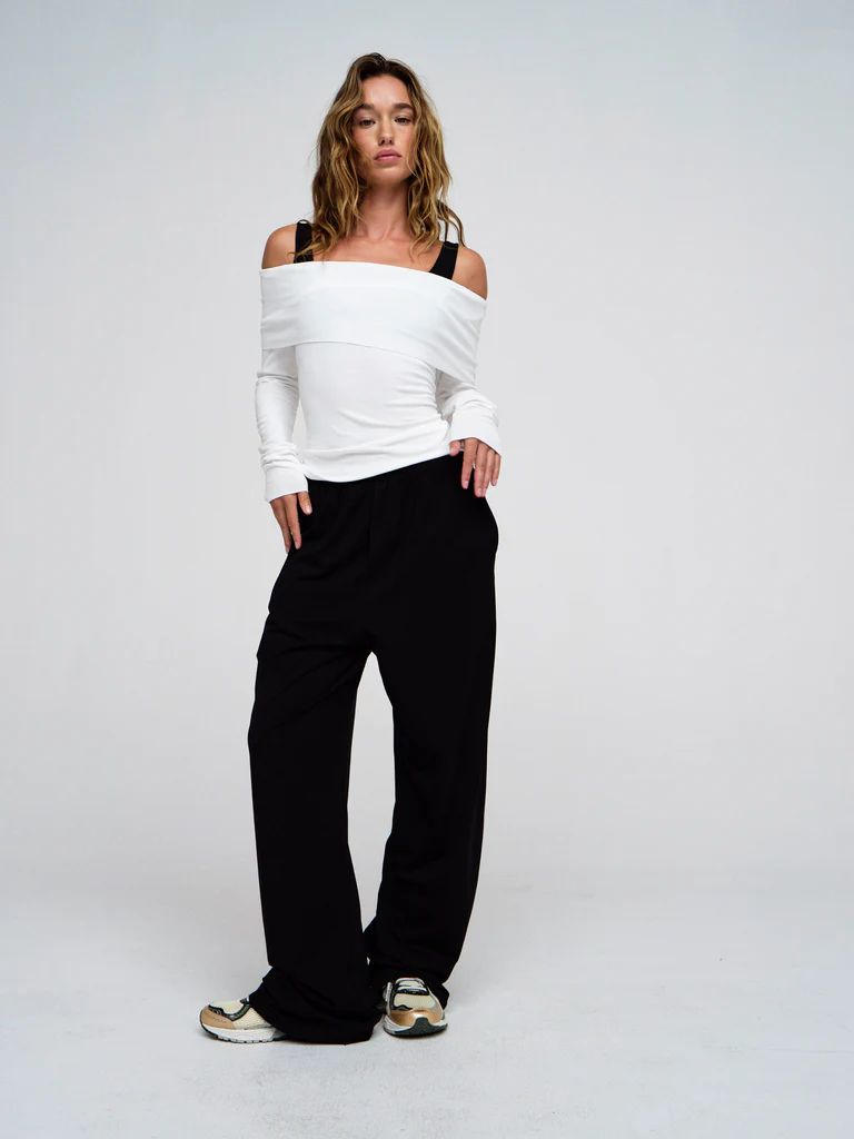 Modal Cotton Pants - Black | Adanola UK