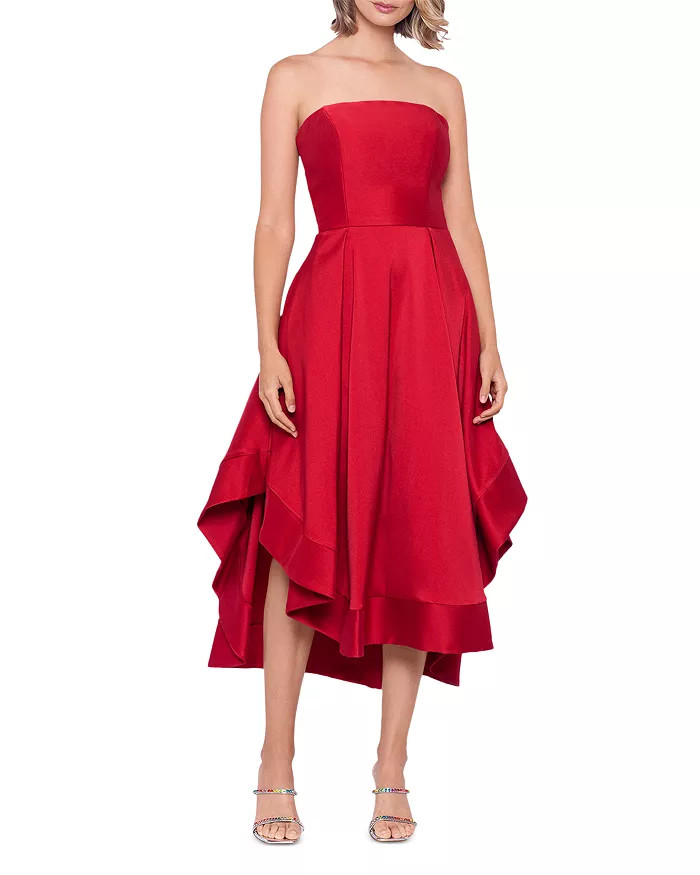 Mikado Strapless Midi Gown - 100% Exclusive | Bloomingdale's (US)