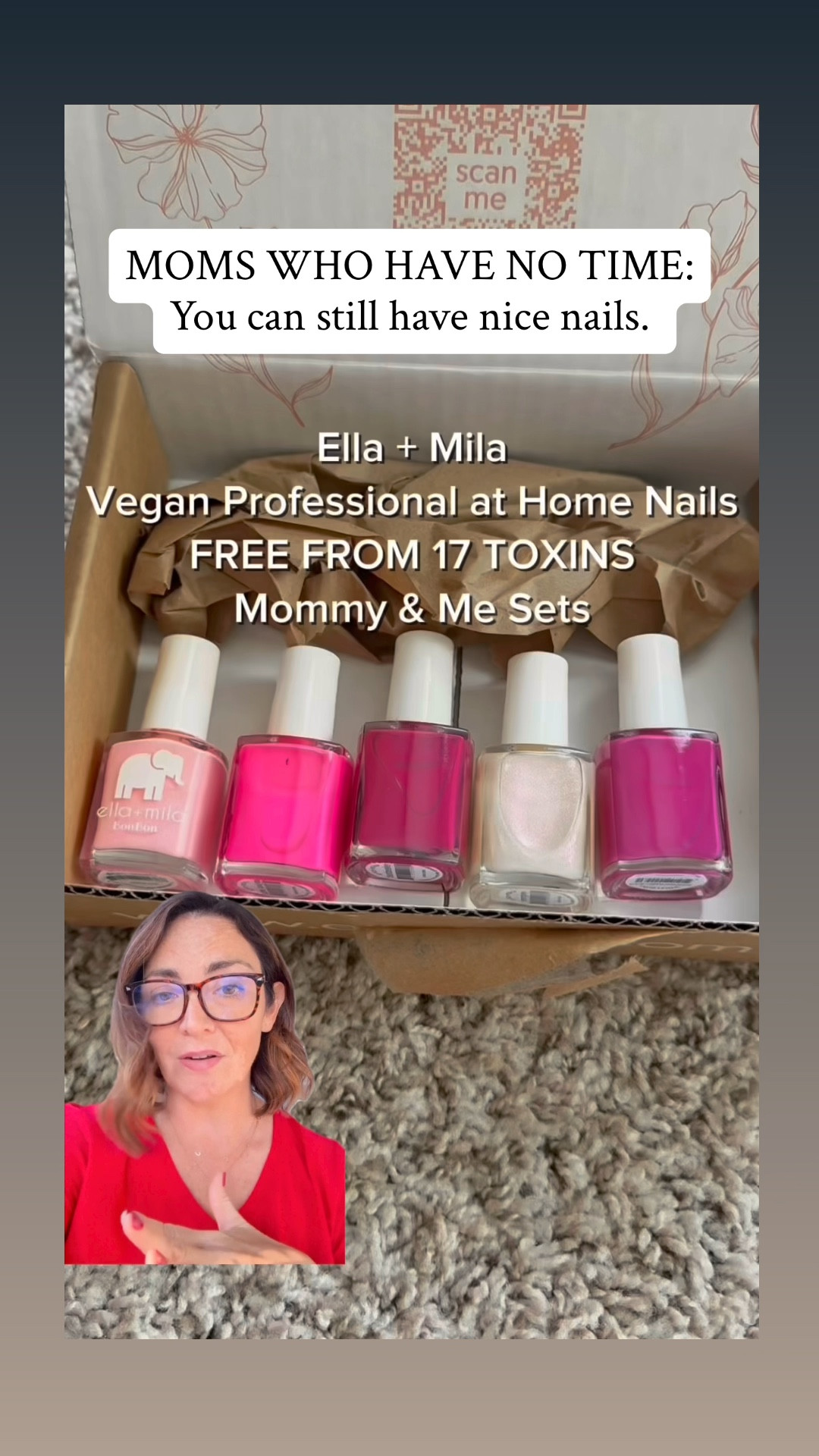 Busy moms: you can still have nice, healthy nails!  I never have time to go to the nail salon and I have extremely brittle nails. I cannot wear gel because it destroys them.
After trying a bunch of name brand nail polishes over the years, nothing would stick for more than 24 hours. Plus, I did not like all of the chemicals that seemed toxic for my body. Especially after surviving breast cancer.
Ella and Mila professional, nontoxic nail polishes and prep set are the best at home nail care products I have used! There are so many colors to choose from and different topcoats like fast dry, high shine, matte finish, glitter and more. ￼
In addition, Ella and Mila offers mommy and me sets for you and the little girl in your life. ￼If you need the perfect gift for someone feminine, choose one of their multi pack sets! These nail polishes also make great gifts for Easter baskets and even Mother’s Day! 
I’m bringing a few with me on my trip so I can change up the colors to match my vacation outfits. 
These long lasting, high quality nail polishes are free from 17 common toxins found in other brands. ￼Give yourself some self-care while saving time and money with Ella and Mila!￼Get professional nail results at home. ￼

Fashion. Nail care. Organic. DIY. Beauty. Get ready with me. Pink. Red. Glitter. Manicure. Pedicure. Vegan. Natural.  ￼ Birthday gift. Gift gifts for her. Easter gift. Resortwear. Seasonal. GRWM  ￼￼

#LTKselfcare #LTKmomlife #LTKBeauty