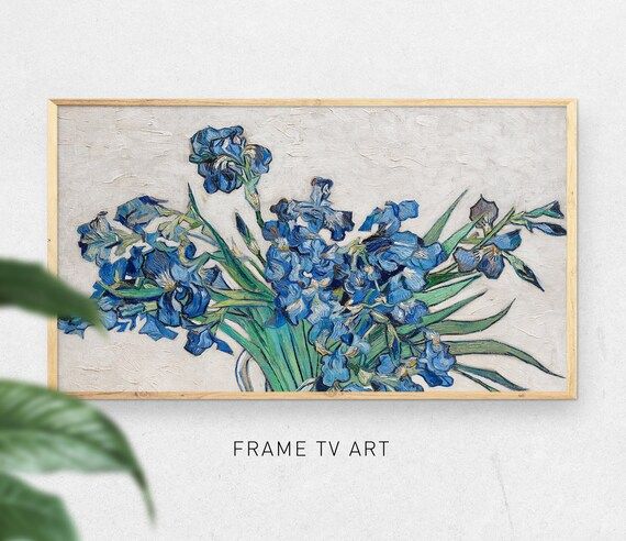 Samsung Frame TV Art Vintage Flowers Painting Art for Frame | Etsy | Etsy (US)