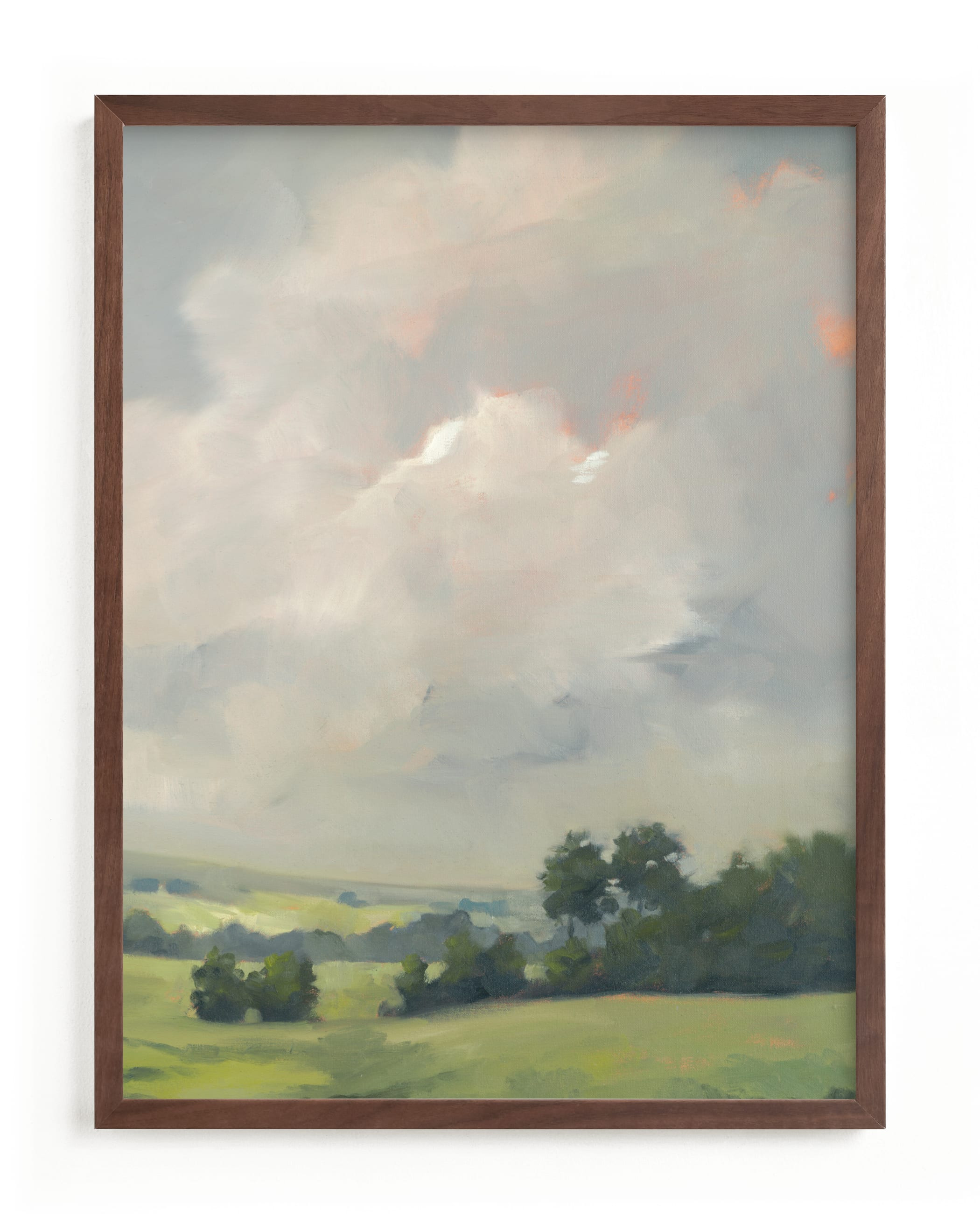 "Rosy Tomorrow II" - Painting Limited Edition Art Print by Stephanie Goos Johnson. | Minted