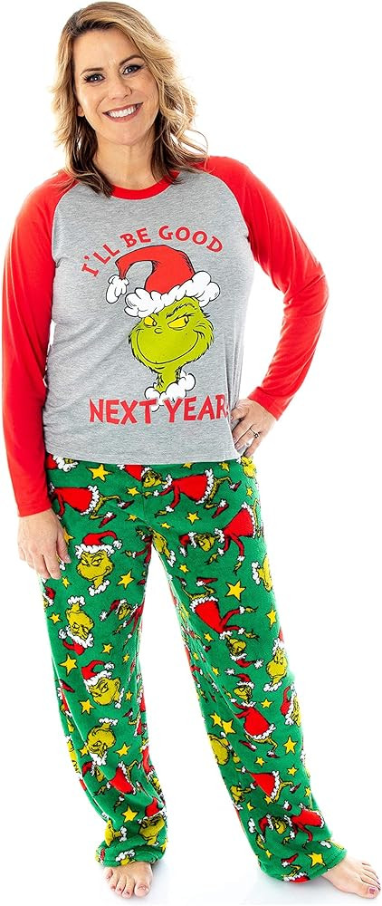 Dr. Seuss GRINCH Who Stole Christmas Matching Family Pajama Sets For Men, Women, Kids, Toddlers | Amazon (US)