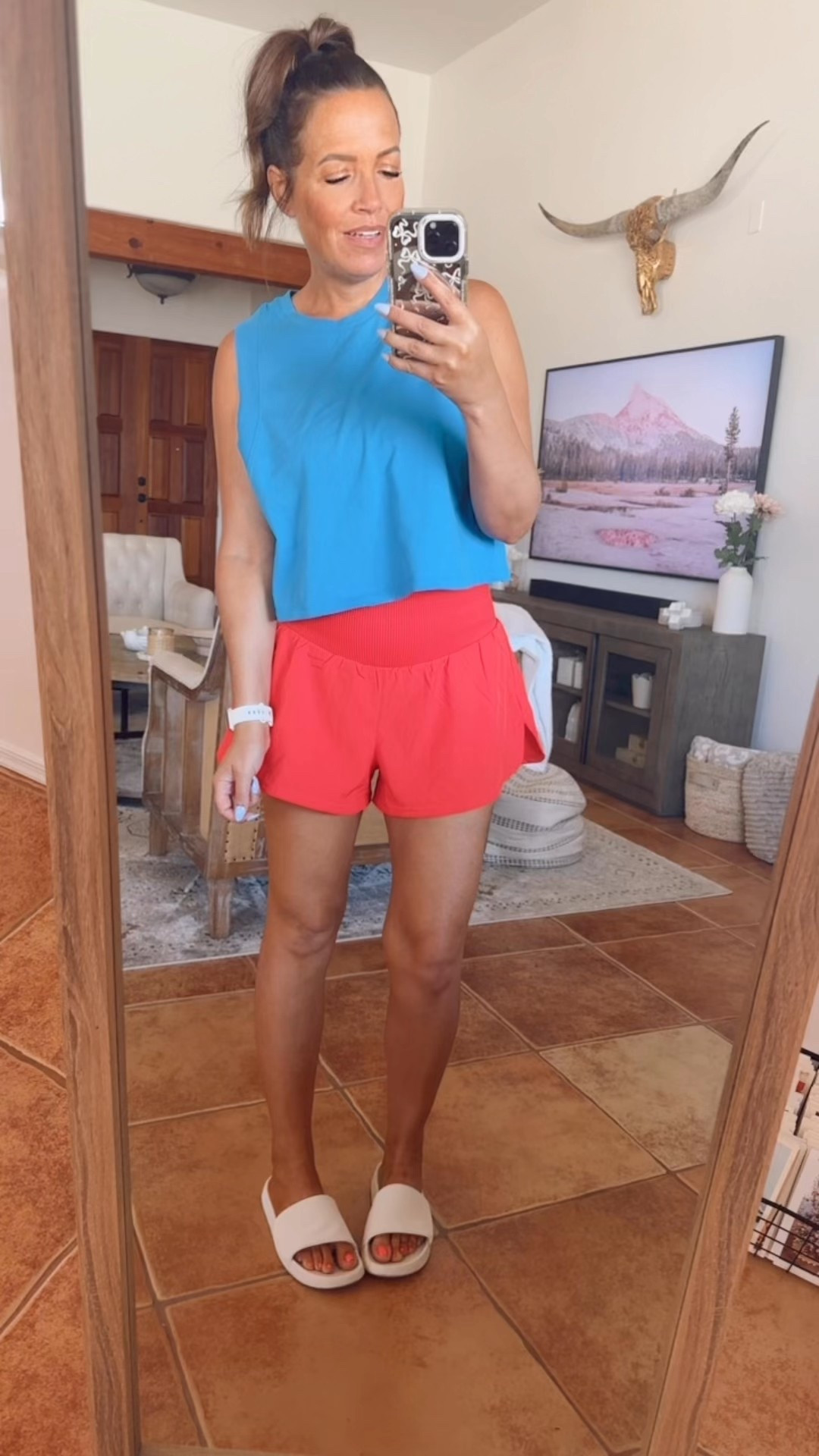 The cutest Athleisure look! Perfect outfit for all of your summer activities!
S in tank//M in bra//M in shorts


#LTKActive #LTKFindsUnder50 #LTKOver40