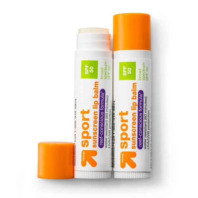 Sport Sunscreen Lip Balm - SPF 50 - 0.3oz - up & up™ | Target