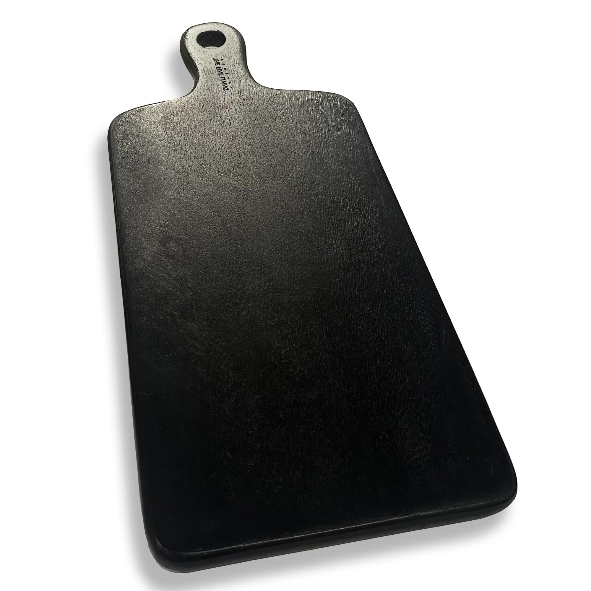 The Fine Living Co. Black Charcuterie Board, Paddle Board with Long Handle, Mango Wood Serving Bo... | Amazon (US)