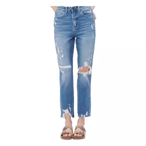 Women's Mica Denim Distressed Relaxed Fit Mom Jeans | Scheels