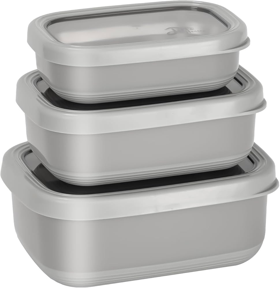 Lille Home Leak Proof Salad Container Stainless for Lunch - Snack Containers Steel - Ideal for Ed... | Amazon (US)