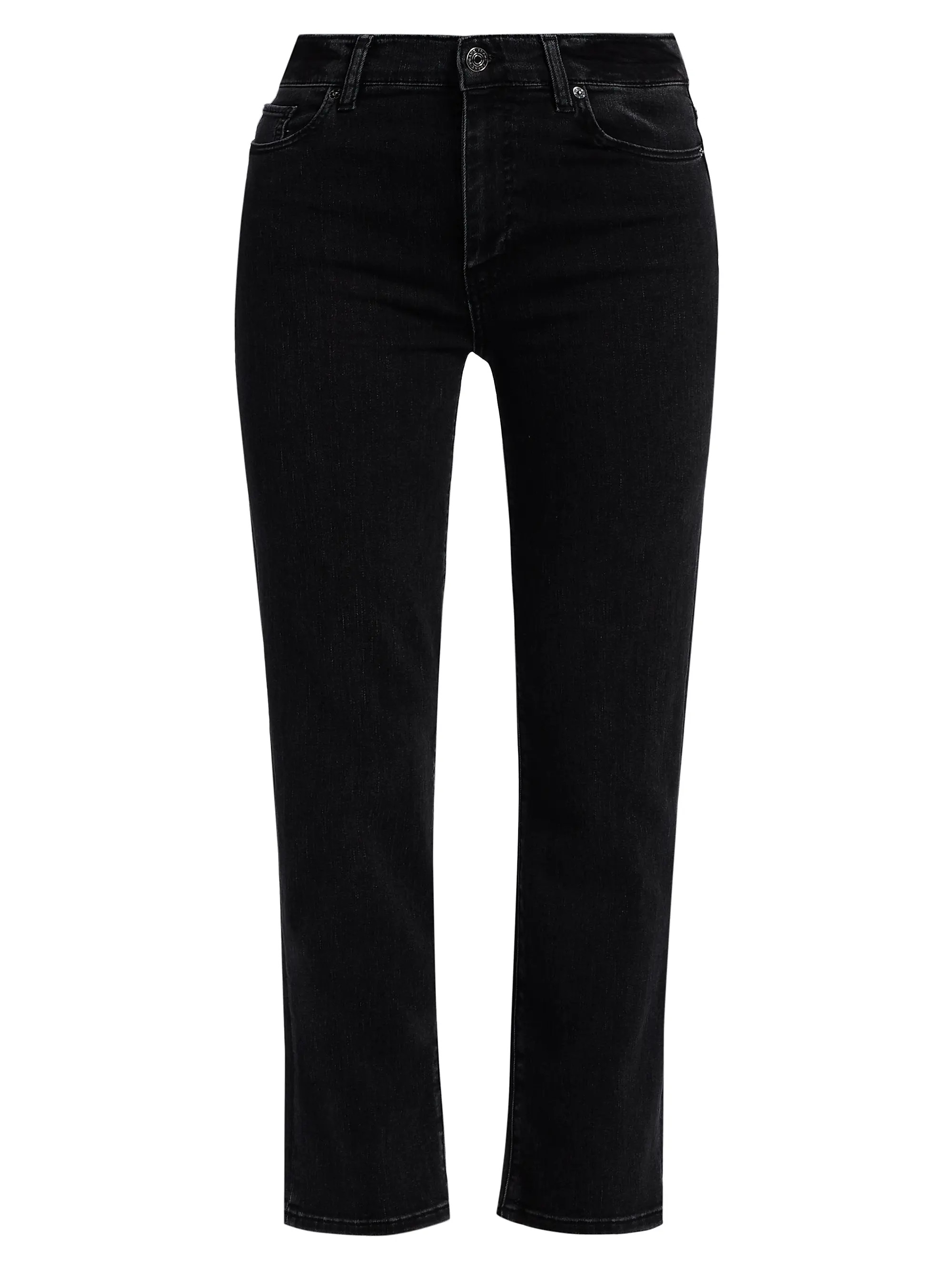 Frame Le Sleek High-Rise Straight Jeans | Saks Fifth Avenue | Saks Fifth Avenue