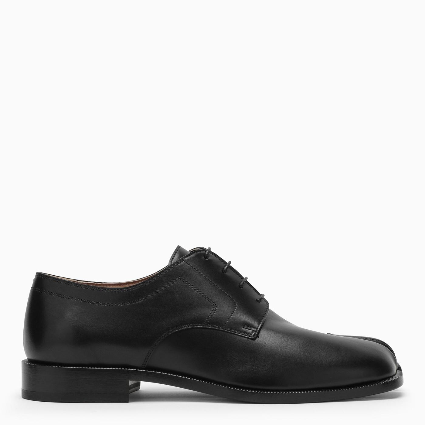 Black leather Tabi lace-up | The Double F