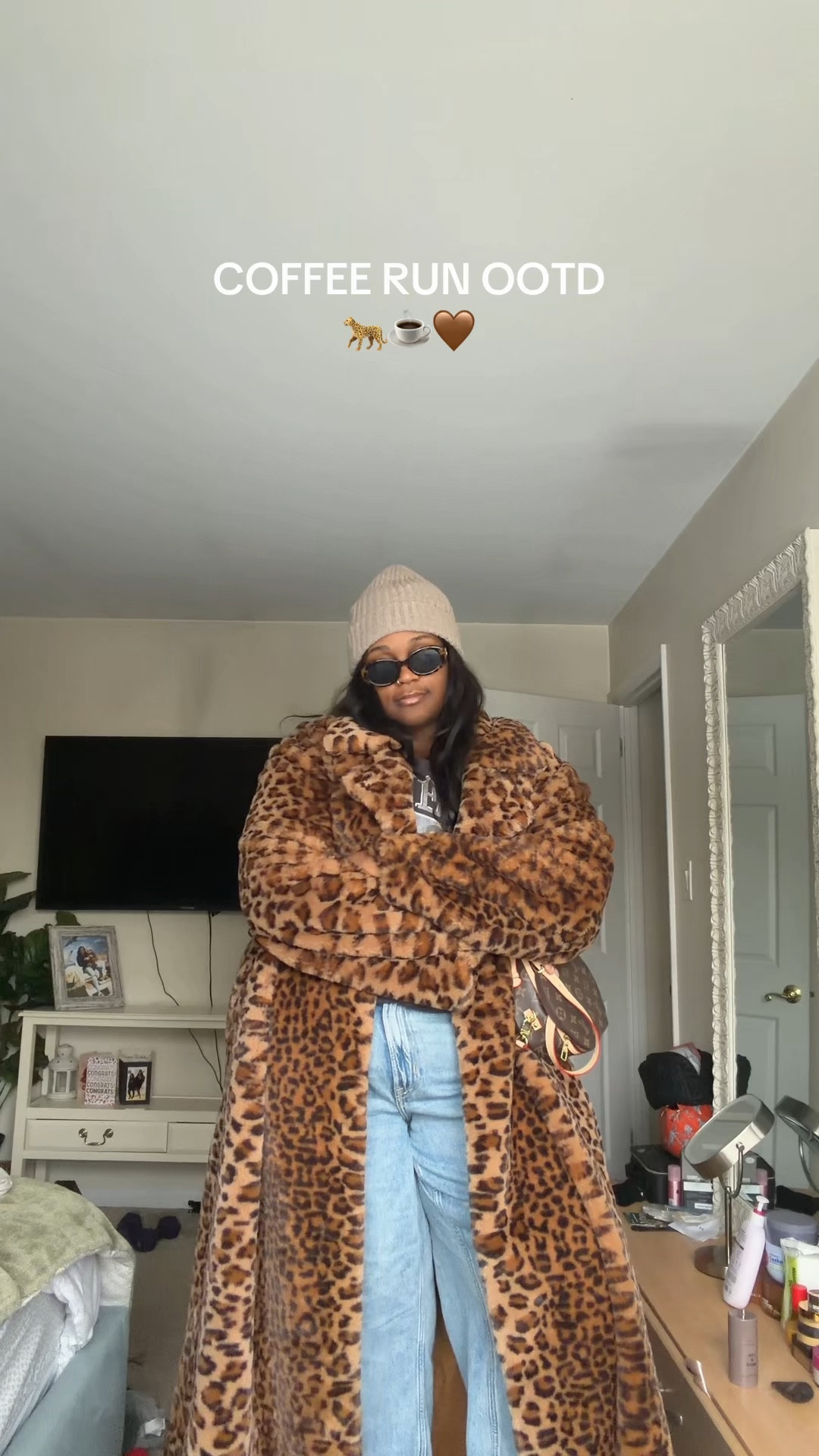 We love a cutesy coffee run ☕️🐆🤎

#LTKBeauty #LTKootd