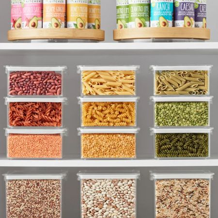 New food storage containers from the home edit 🌟 kitchen organization, pantry, fridge organizer, plastic containers, food containers, meal planning containers Walmart home new year refresh 

#LTKFind #LTKhome #LTKfamily