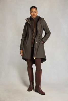 Chartwell Waterproof Parka (Chocolate) | Holland Cooper