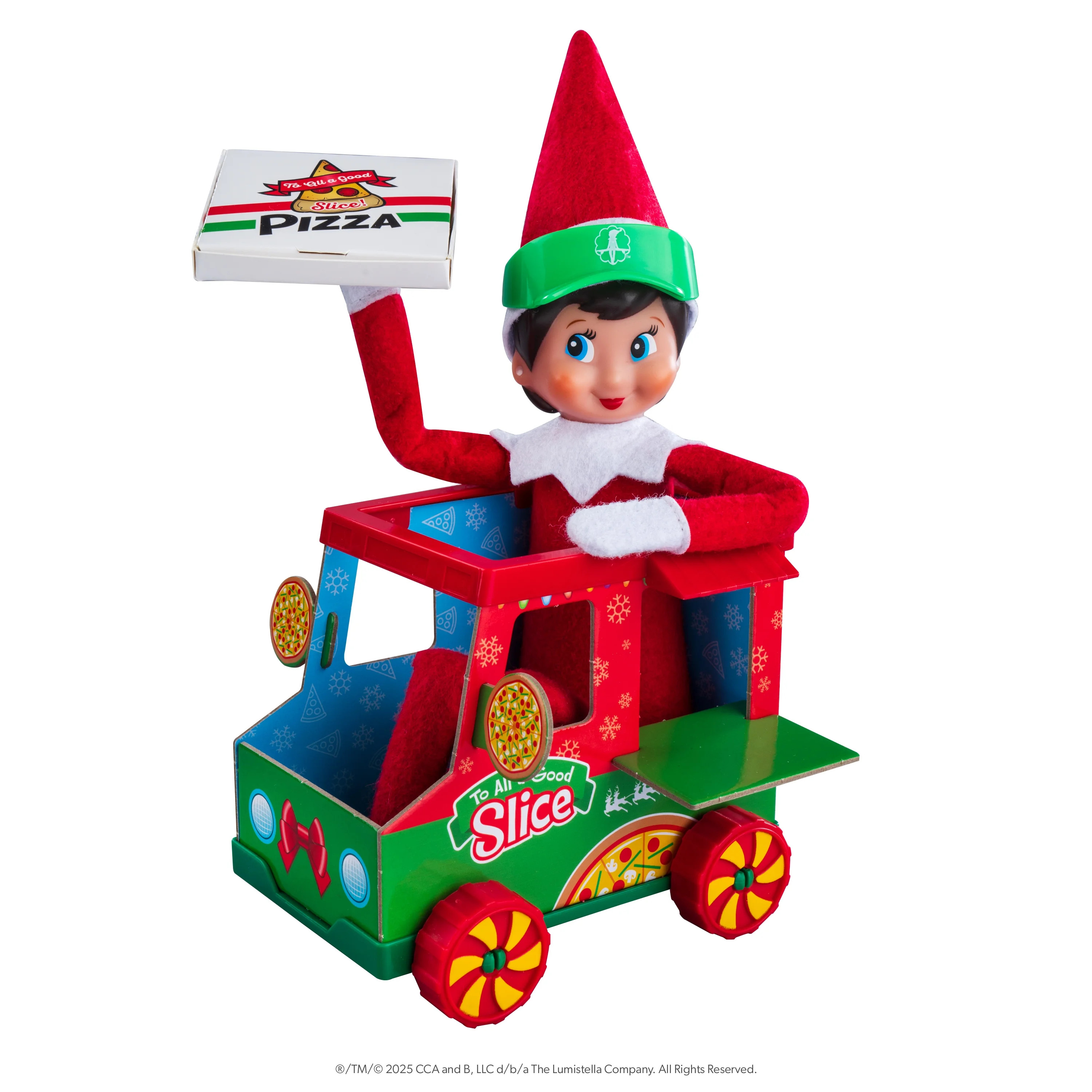 The Elf on the Shelf Polar Props Polar Pizza Truck – Scout Elf Accessory Set (Scout Elf Not Inc... | Walmart (US)