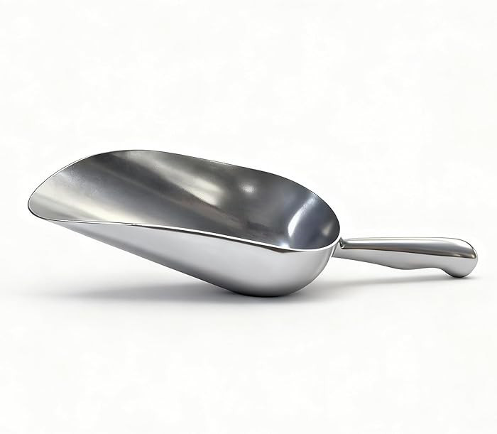 6 OZ Cast Aluminum Utility Scoop, One-Piece Solid Ice Scoop for Ice Bucket, Bar, Kitchen, Multipu... | Amazon (US)