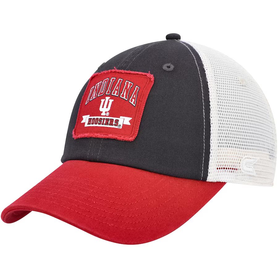 Indiana Hoosiers Colosseum Objection Snapback Hat - Charcoal | Lids