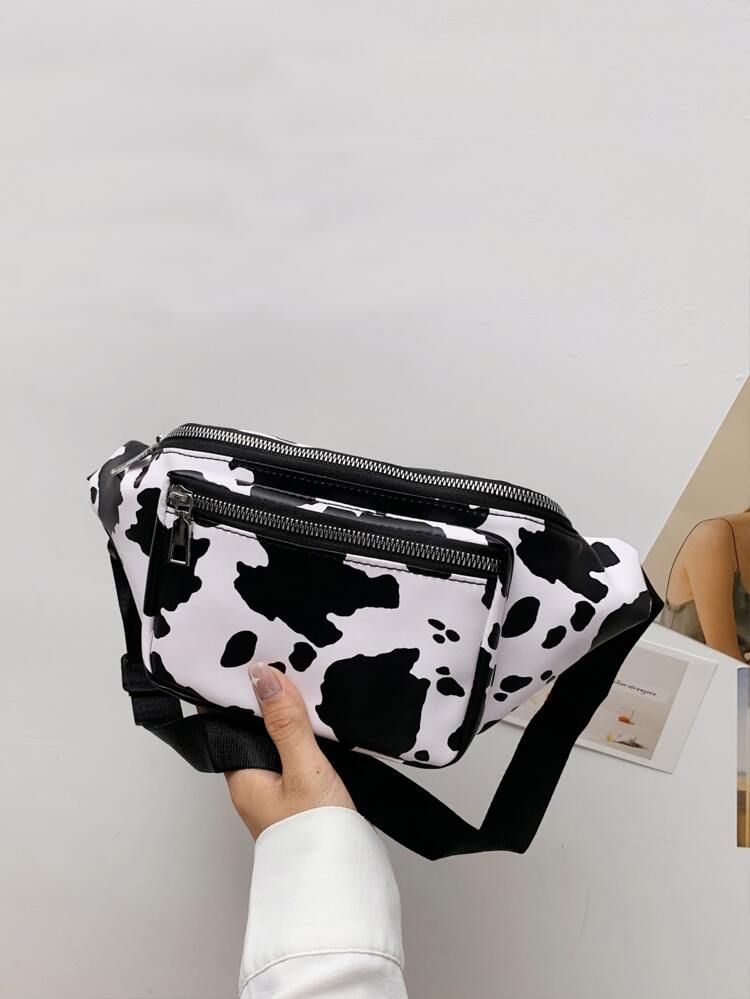 Cow Pattern Fanny Pack | SHEIN