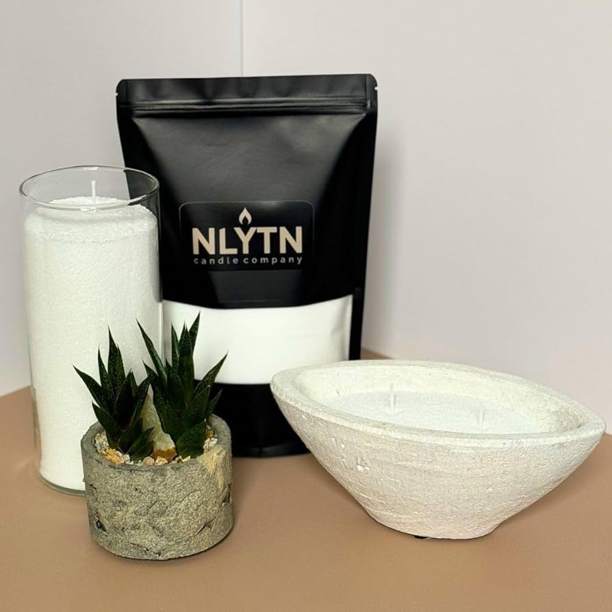 Pearled Candle 16 Oz - Unscented Non-Toxic Smoke-Free Paraben-Free Long Lasting Pearl Bead Candle... | Amazon (US)